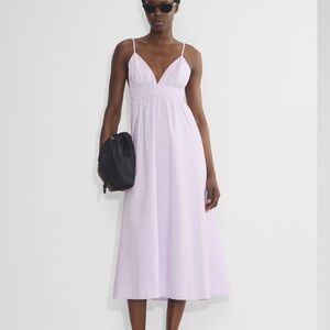 Aritzia Light Purple Midi Dress